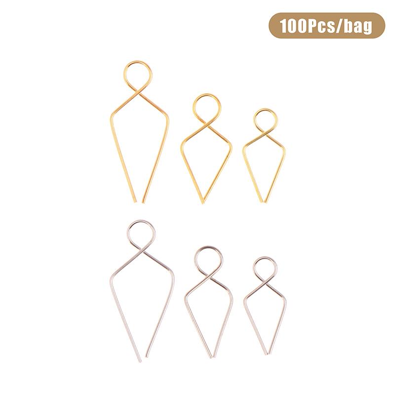 100Pcs/Lot Metal Hooks Steel Beads Connectors Chandelier  Pins Lighting  Accessories