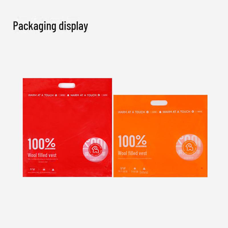 Colete de lã quente sem costura masculino - antibacteriano, lixado para outono e inverno