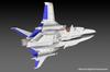 PM Office A Gradius II Vic Viper Ver. Gradius II 1/144 Scale, Approximately 150mm Long, Pre-Colored Plastic Model Kit PP157