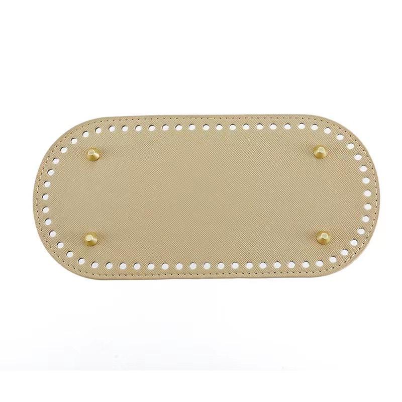 DIY Handmade Oval Bag Base - HyunA Crochet Leather Woven Plate 25*12