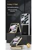 Samsung Z Flip6 Foldable Phone Case: Lightweight Glass Electroplating PC Hard Shell with Bare Metal Feel by GKK