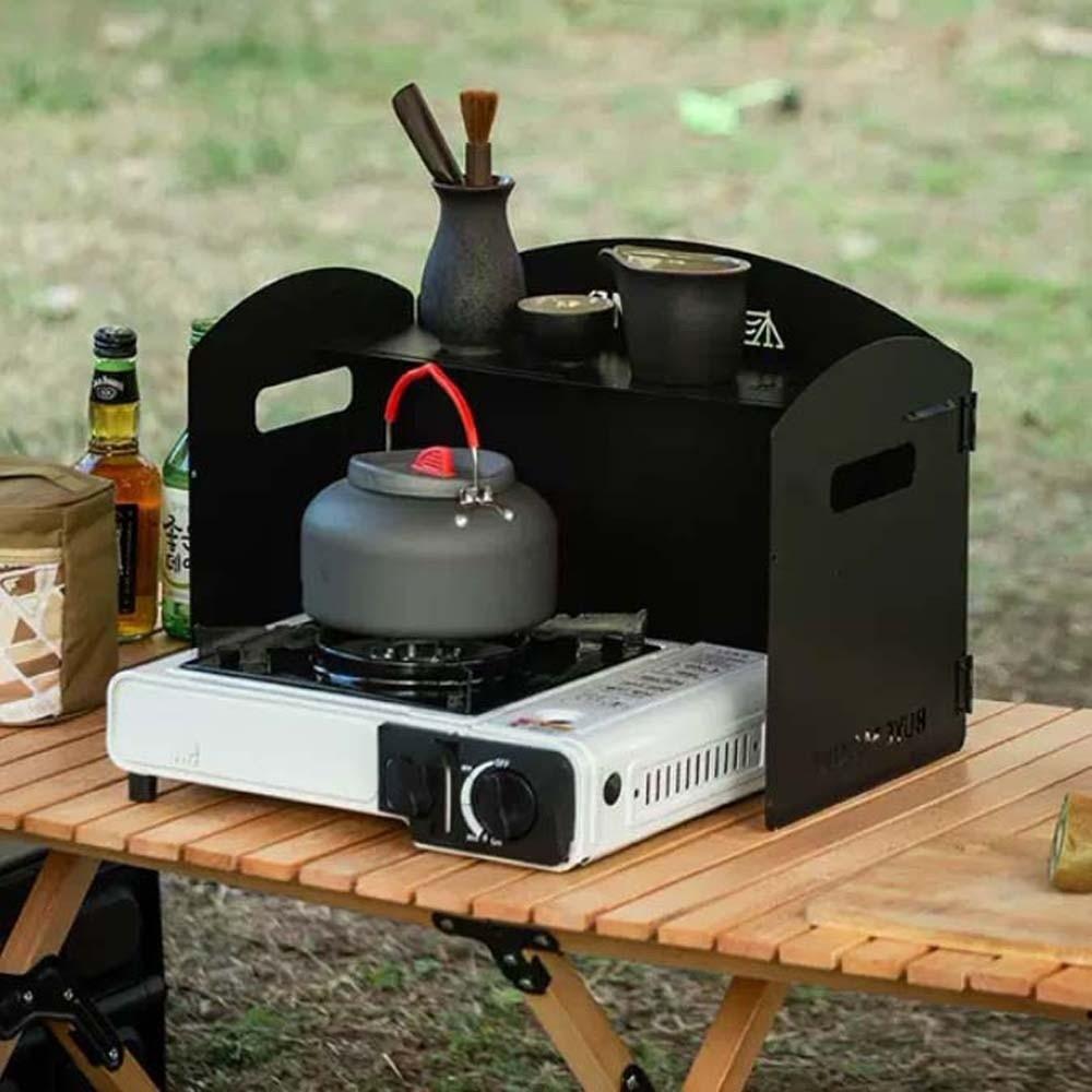 Compact Stove Wind Shield Windproof Cooker Wind Protection Tea Stove Cookware Windshield  Travel