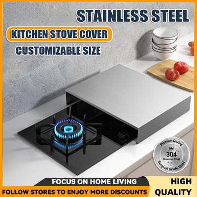 Base Kitchen Induction Cooker Shelf 304 Stainless Steel Gas Stove Cover Household Burner Cover Bracket