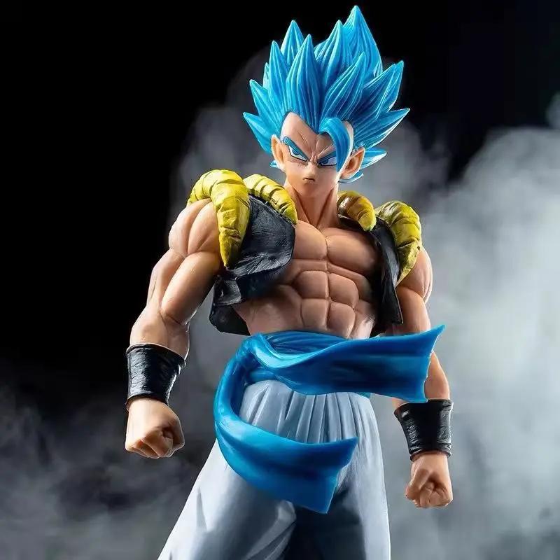 Anime Dragon Ball Z Super Saiyan Blue Gogeta PVC Action Figure Model Toys Desktop Decoraction Children Birthday Gift