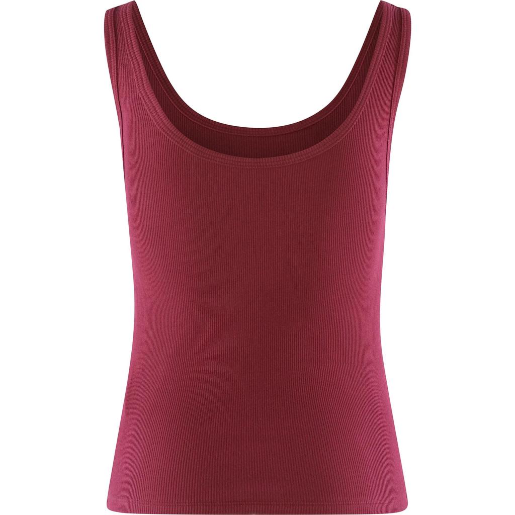 Adidas Solid Color Elastic Comfortable Quick-Dry Breathable Moisture-Wicking Tank Top Women tops Burgundy 4A1H75-502