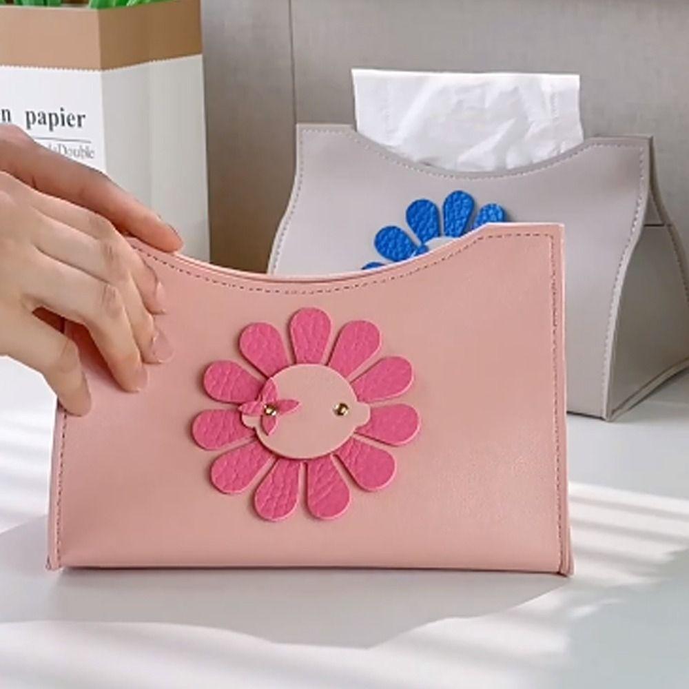 Elegant Tissue Box Creative Napkin Storage Box Desktop Decoration Paper Box  Car