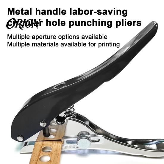 Precision Drilling Hardware Single Hole Puncher, Adjustable 3 in 1 Edge Woodworking Tool, Three One Carpentry Pliers Handheld Punching Machine for DIY