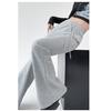 Women's High-Waisted Flared Sweatpants - Slimming Micro-Flare, Tall Fit, Spring/Autumn 2024 Collection