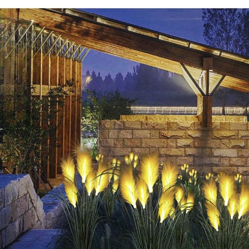 Wasserdichte Außenrasenleuchte LED Solare Gartenrohrförmige Lampe für Hof Weg Garten Tür Straße Haus Terrasse Beleuchtung Dekor