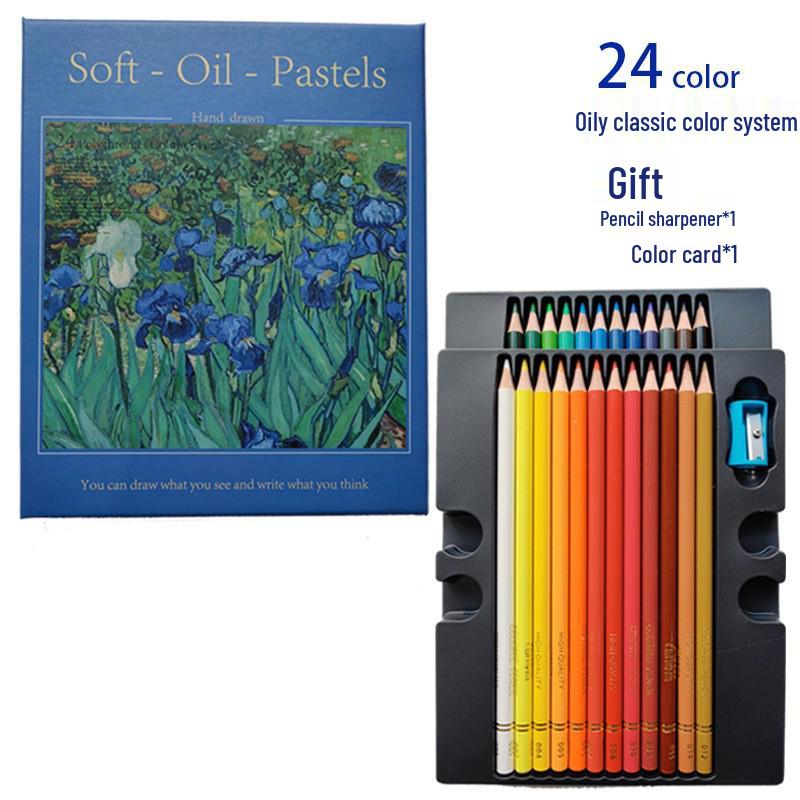 OBOS Professional Oil-Based, Water-Soluble Colored Pencils, 72 Colors for Hand-Drawn Painting and Sketching