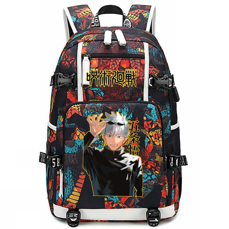 Jujutsu Kaisen Schoolbag Anime merchandise,Gojo Satoru's 2D Backpack KTB