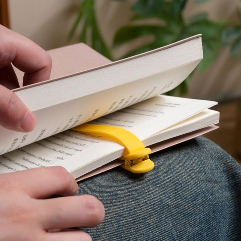 3Pcs Automatic Bookmarks for Men Women Kids Adults Love Books Silicone Book Marks Page Holders Clip for Easy Reading
