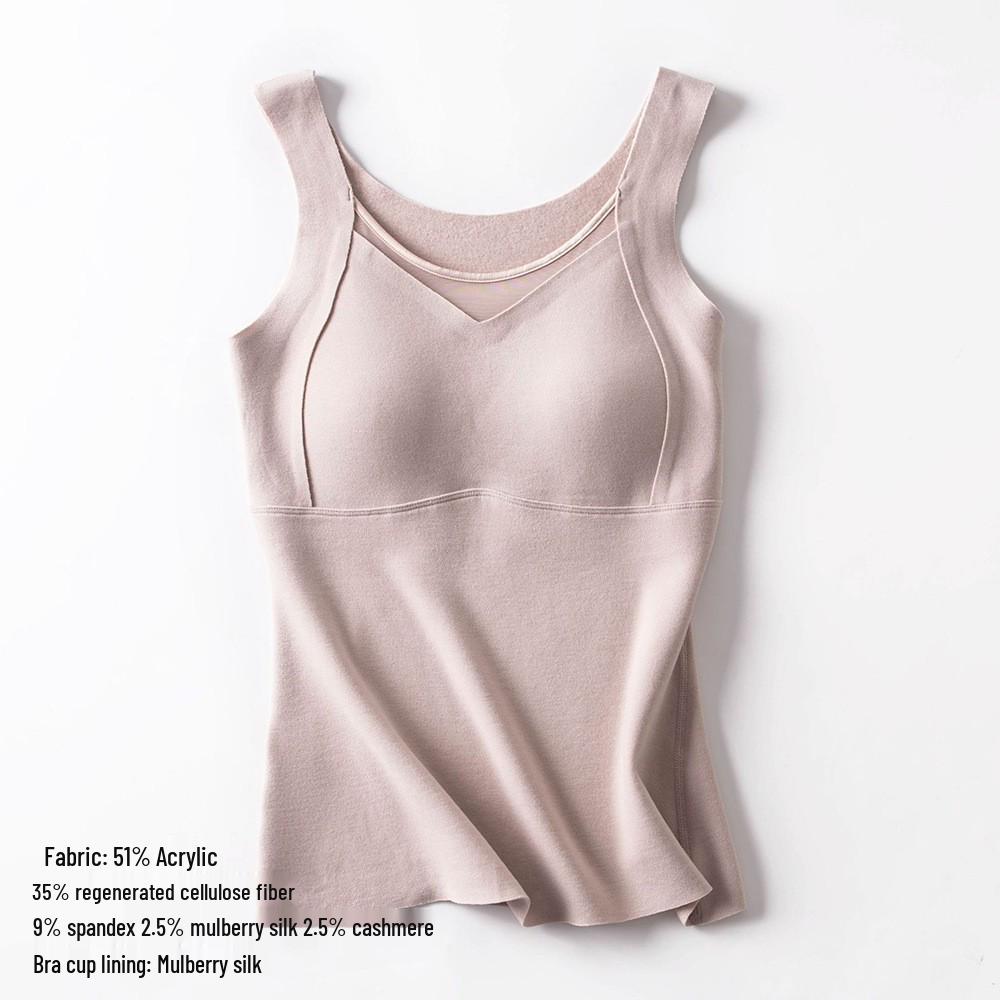 

Мужская футболка из шелка и шерсти с круглым вырезом, осень 2025: Стройнящий, Теплый, Однотонный, Приятный к коже XL