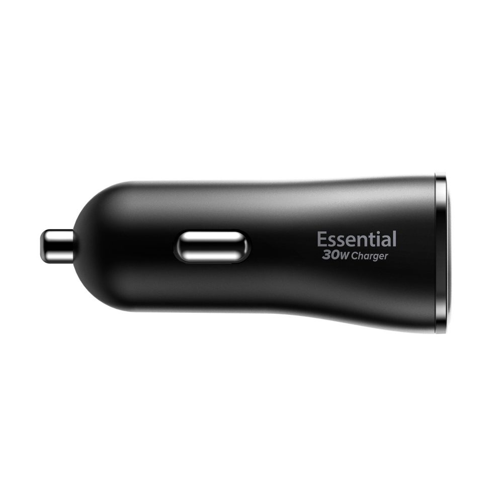 Spigen Essential Ev302 2-Port Car Charger 30W Black