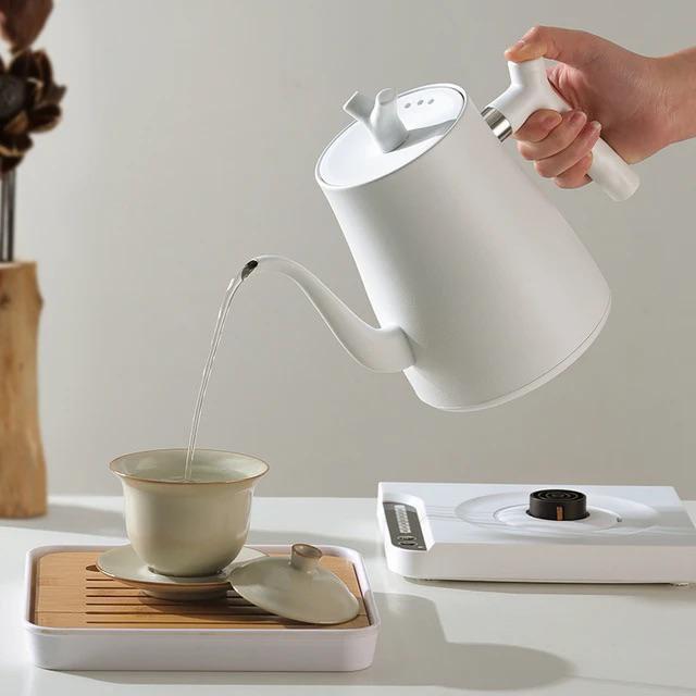 1L 304 Touch Screen Panel Electric Health Kettle Indicator Stainless Steel Electric Kettle Coffee Pot with Temperature