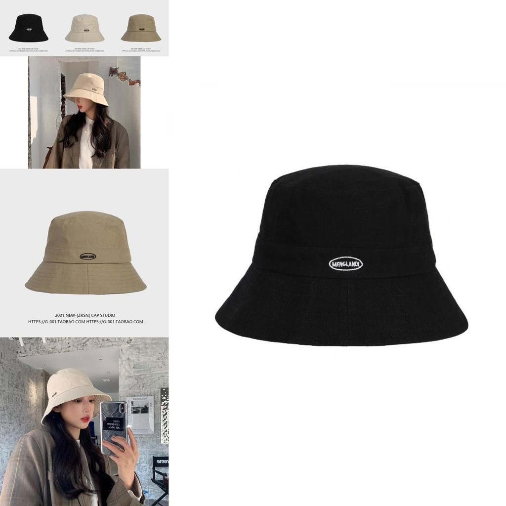 Fashionable Large Brim Embroidered Bucket Hat For Women Uv Protection Breathable Design