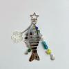 Handmade Fish Keychain Bag Charm Pendant Decoration For Fishing Enthusiasts Souvenir Gifts Jewelry Accessories