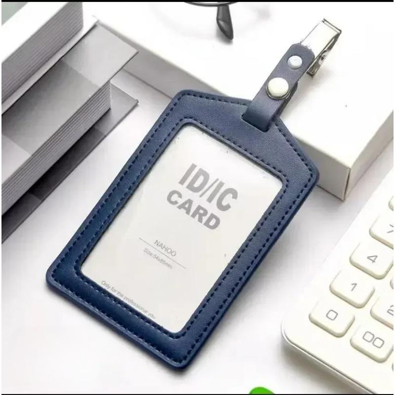 Leather Work Card  Cover Card Clip Cowhide Nameplate Cowhide Nameplate Elevator  Access Control School  Doctor Bus Card