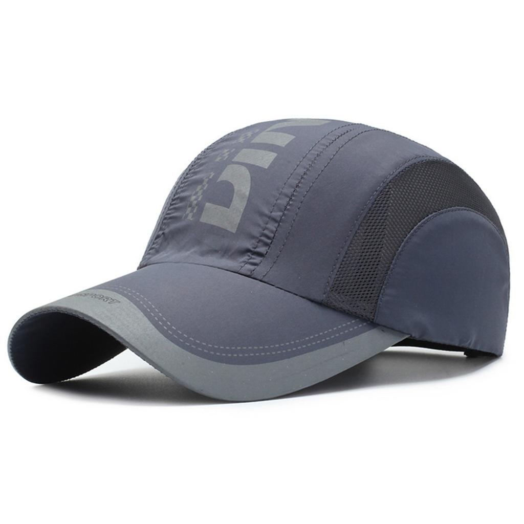 Quick Dry Mesh Unisex Baseball Cap for Sun Protection, Breathable Sports Hat Adjustable Size for Outdoor Hiking Daily Wear