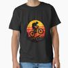 Retro Mountain Bike Sunset Adventure Classic T-Shirt