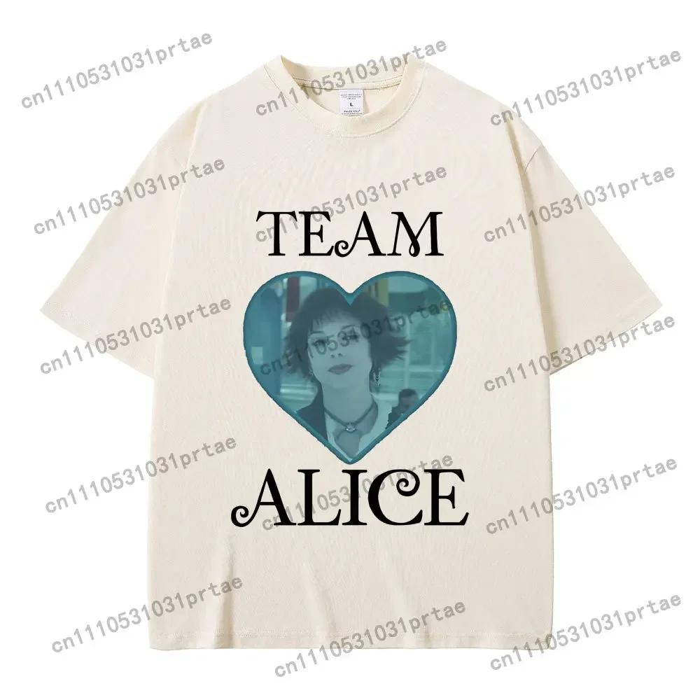 Movie Twilight Team Alice Cullen Graphic T Shirts Robert Pattinson Funny Meme Tshirt Unisex Wounisex Fashion Vintage Oversized Tshirt