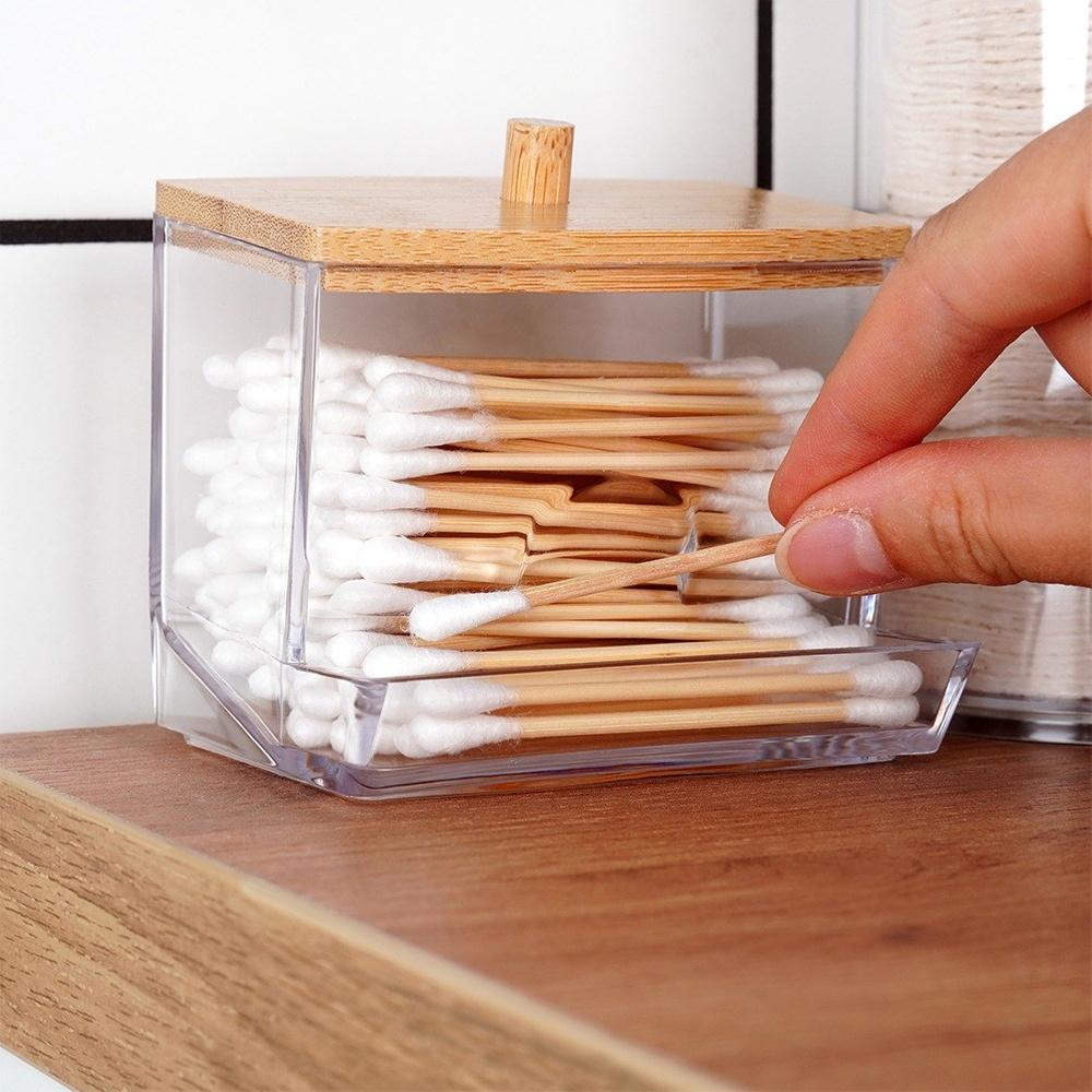 Koupelnový organizér na nádoby pro sluchátka, kosmetiku, hygienické potřeby