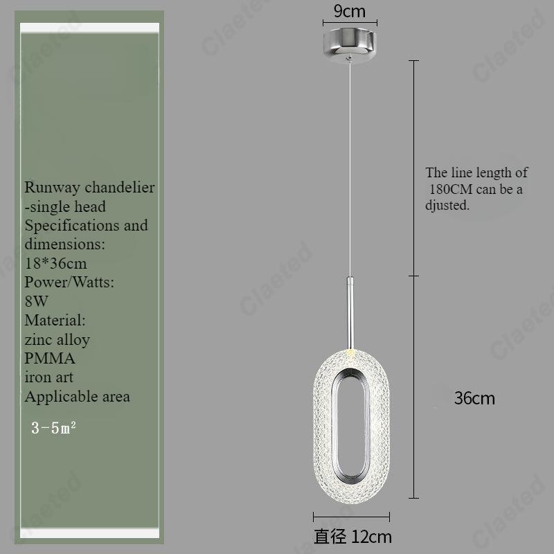 Creative Simple LED European Chandelier Living Room Dining Room Bedroom Study Atmosphere Decorative Lighting