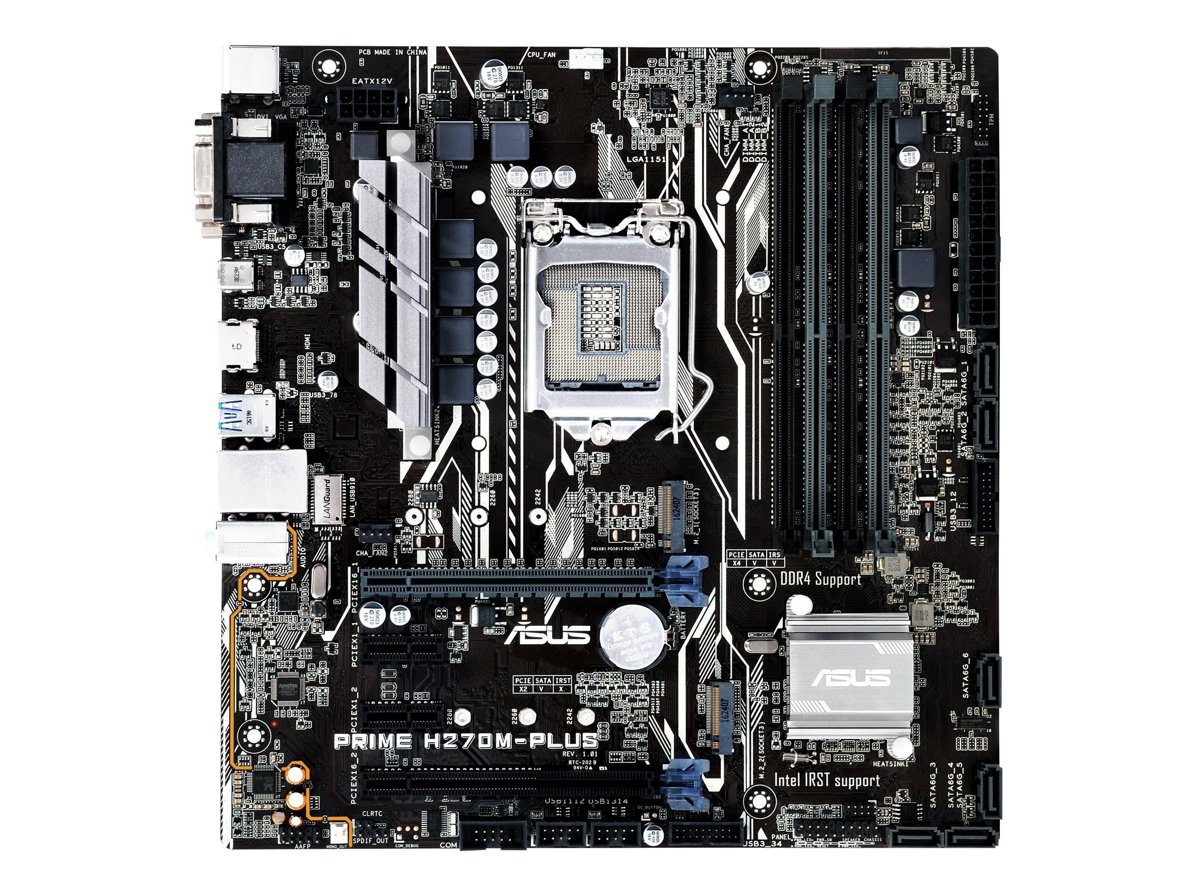 

ASUSTeK Intel H270 Motherboard LGA1151 Compatible PRIME H270M-PLUS [microATX]