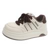 Fleece Little White Shoes Women's New Thick-soled Versatile Warm and Heightened Popular Sports and Leisure Board Shoes In Autumn and Winter 2025