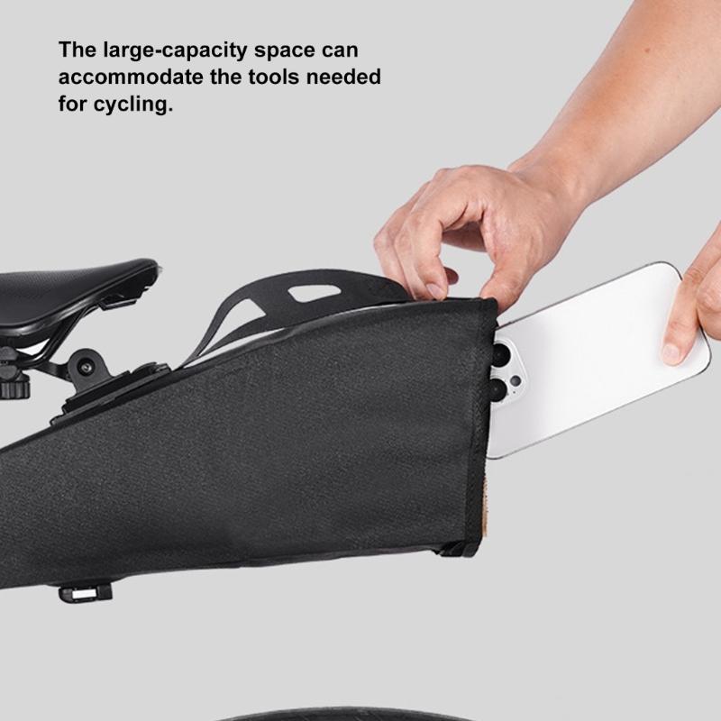 Durability Bicycles Seats Bag With Expandable 1.5L Storage And Quickly Release System For Long Distances Cycling
