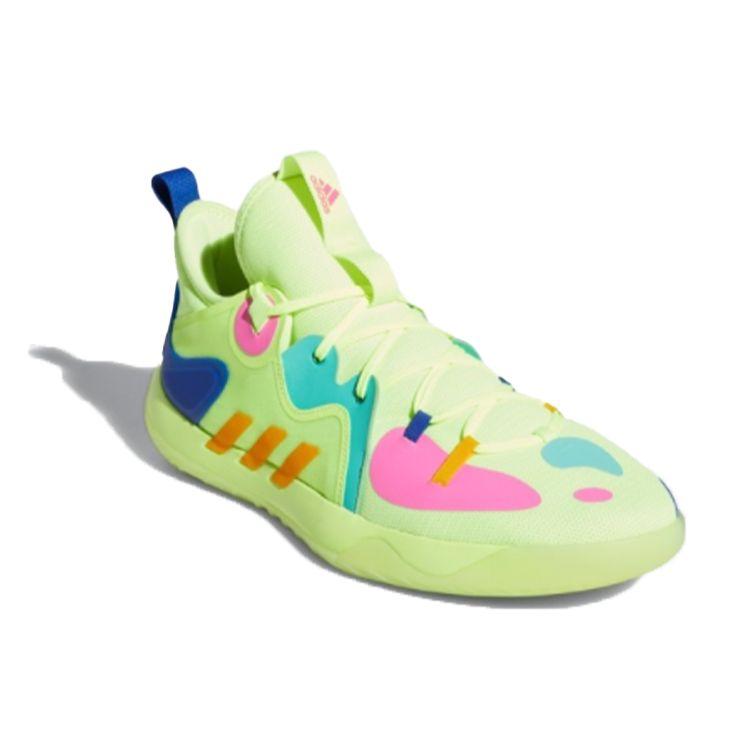 Adidas Harden Stepback 2 Hi-Res Yellow Men Sneakers Crew-Yellow Royal-Blue FZ1383