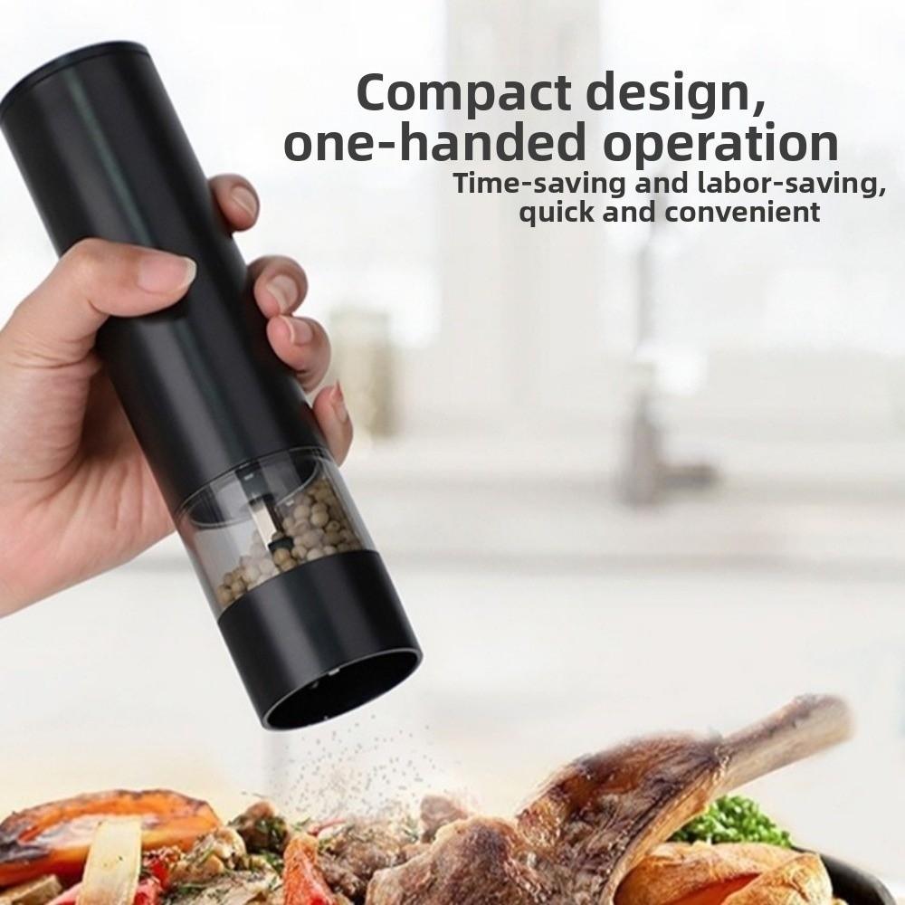 Adjustable Coarseness Electric Salt  Grinder Ceramic Core Spice Mill  Kitchen Tool