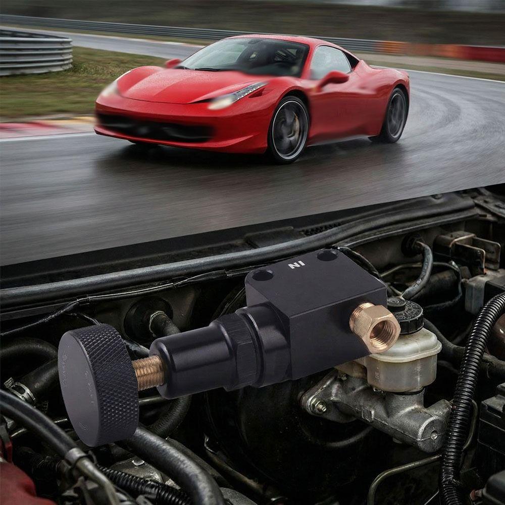 Performance Brake Bias Proportioning Valve 1/8-27 NPT Brake Proportioning Valve  Brake Calibration nero
