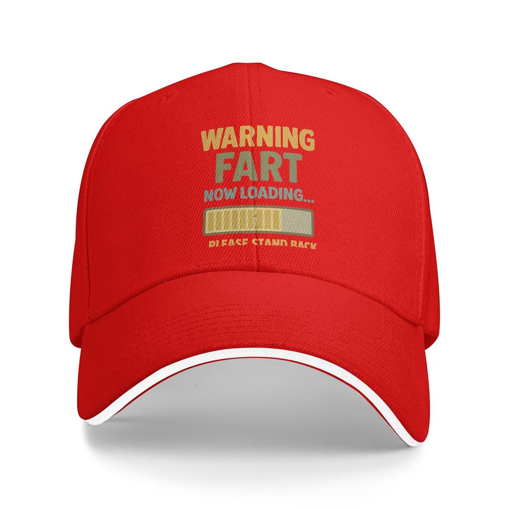 Summer Warning Fart Now Loading Baseball Cap  Outdoor Sport Y2k Funny Design Sun Trucker Hat Unisex Adult Hot Sale Snapback Cap