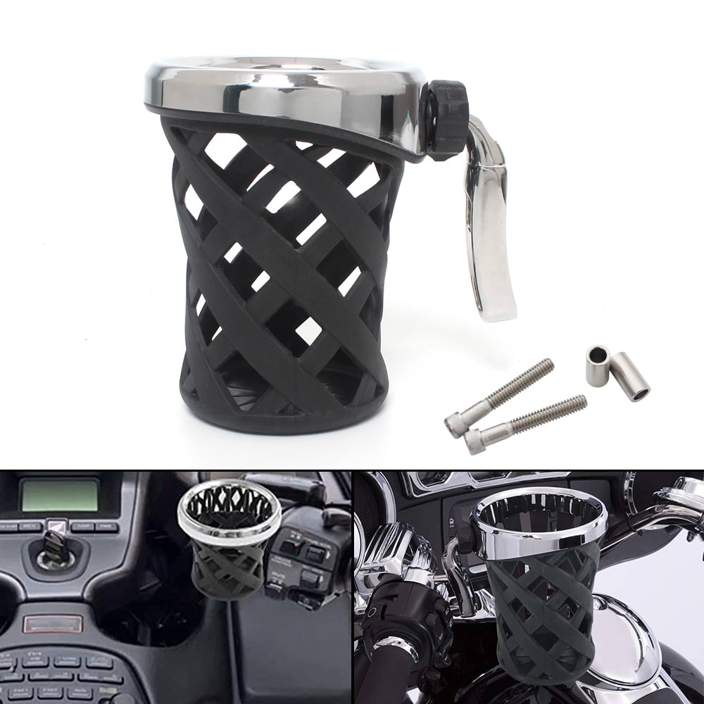 Motorcycle Accessories Handlebar Cup Holder For Harley Touring Electra Glide Yamaha Kawasaki Suzuki Drink Mounted Cup Holder