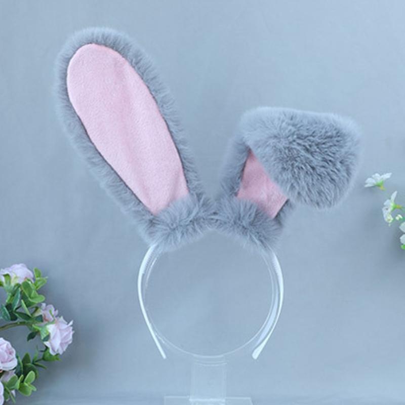 Long Rabbit Ear Hair Band Bunny Headband Festival Party Lolita Hair Band Bunny Cosplay Headdress Birthday Gift