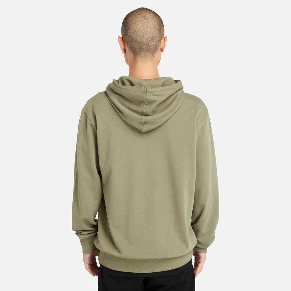Timberland Men's Graphic Loopback Hoodie Sweatshirt, Cassel Earth, Size S (TB0A2PTV5901)