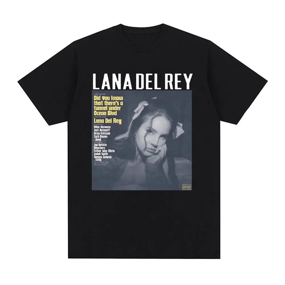Singer Lana Del Rey T Shirt Ultraviolence Music Album Tshirt Unisex Wounisex Hip Hop Vintage Short Sleeve T Shirts Gothic Streetwear