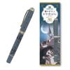 WACHIFIELD Dayan the Cat Rollerball Pen Moonlit Piano Cartridge and Converter Ink - - IP635373, Included, Color Blue-Black, 0.7mm