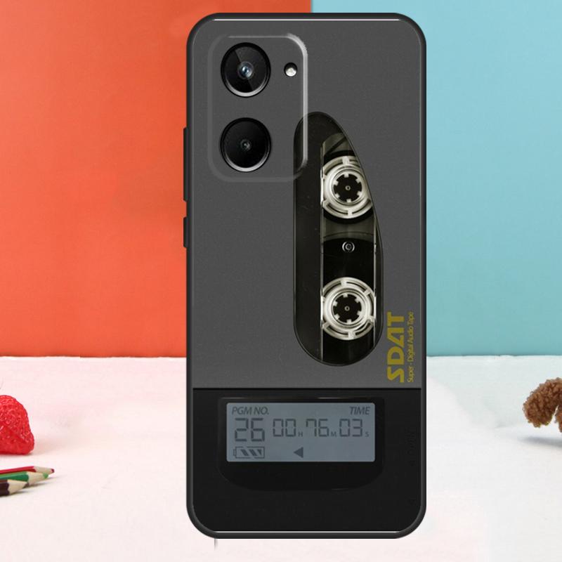 Retro Cassette Tape For Realme 15 Pro 10 11 12 13 14 Pro Plus GT6 GT7 C65 C67 C63 C61 C55 C51 C53 C35 C75 Case