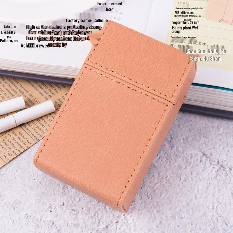 Creative Flip-Top Soft Pack Cigarette Case - 20 Sticks, Anti-Pressure, Portable Protection for Men