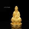 Statue en Cuivre Pur Bénie par Bouddha de Shakyamuni Manjushri Bouddha de la Médecine 1 pouce, Petite Statue de Bouddha pour Offrande 1 Pièce