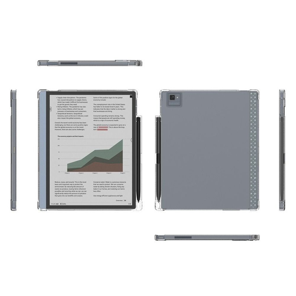Transparent E Ink Tablet Case ePaper Protective Shell for Boox Tab10C Pro/Ultra 10.3 Inch