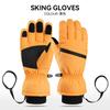 Winter Ski Gloves Unisex Thick Insulated Windproof Waterproof Short Fingerless Full-Finger Outdoor Sports
