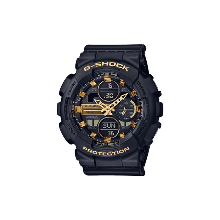 CASIO Women's Liquid Crystal/Analog Dual Display Series Black Watch GMA-S140M-1APRD