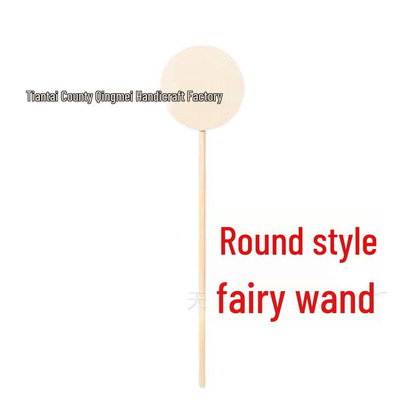 In-Stock Wooden Fairy Butterfly Wand with Flower and Star Graffiti for Christmas.