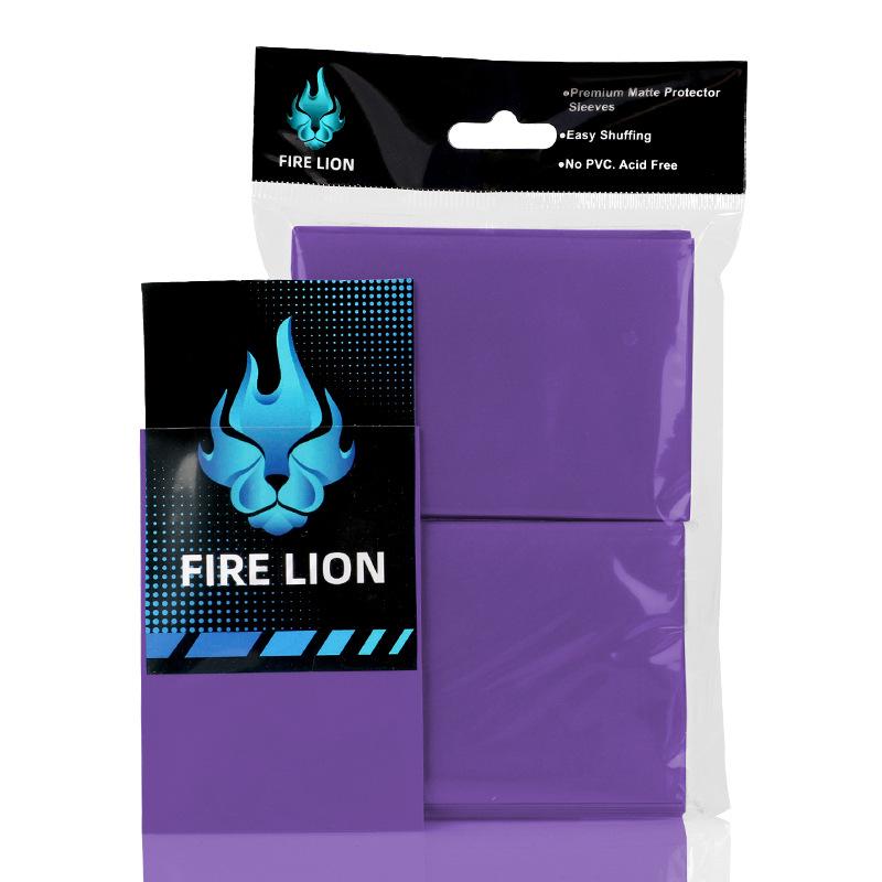 100pcs 66x91mm Card Sleeves For Trading Cards, Matte Card Sleeves Deck Card Protectors, Soft Sleeves For Standard Cards