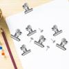 15Pcs Metal Paper Clamp Stainless Steel Clip Metal Hinge Clips for Picture Photo Food Bag Receipt Document Organization