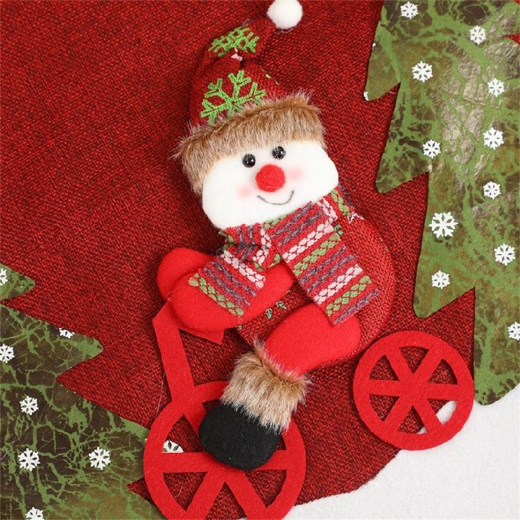 Christmas Chair Cover Santa Snowman Deer Hat Dining Chair Decoration Festive Party Decoration Wedding Party