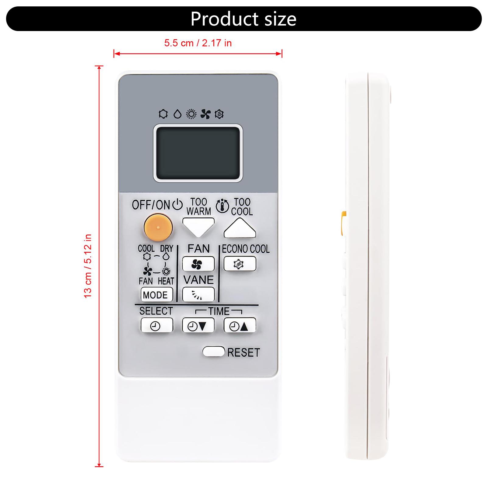 

Ergonomic ABS Conditioning Telecontroller Consistent RH18A MSZ Series Full Functional Replacement 1